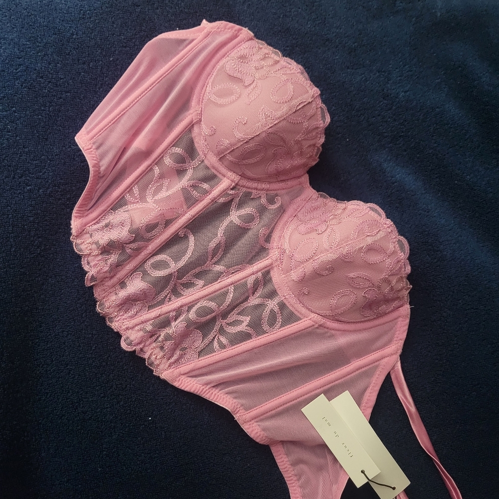 Fleur du Mal - Bella embroidery bustier